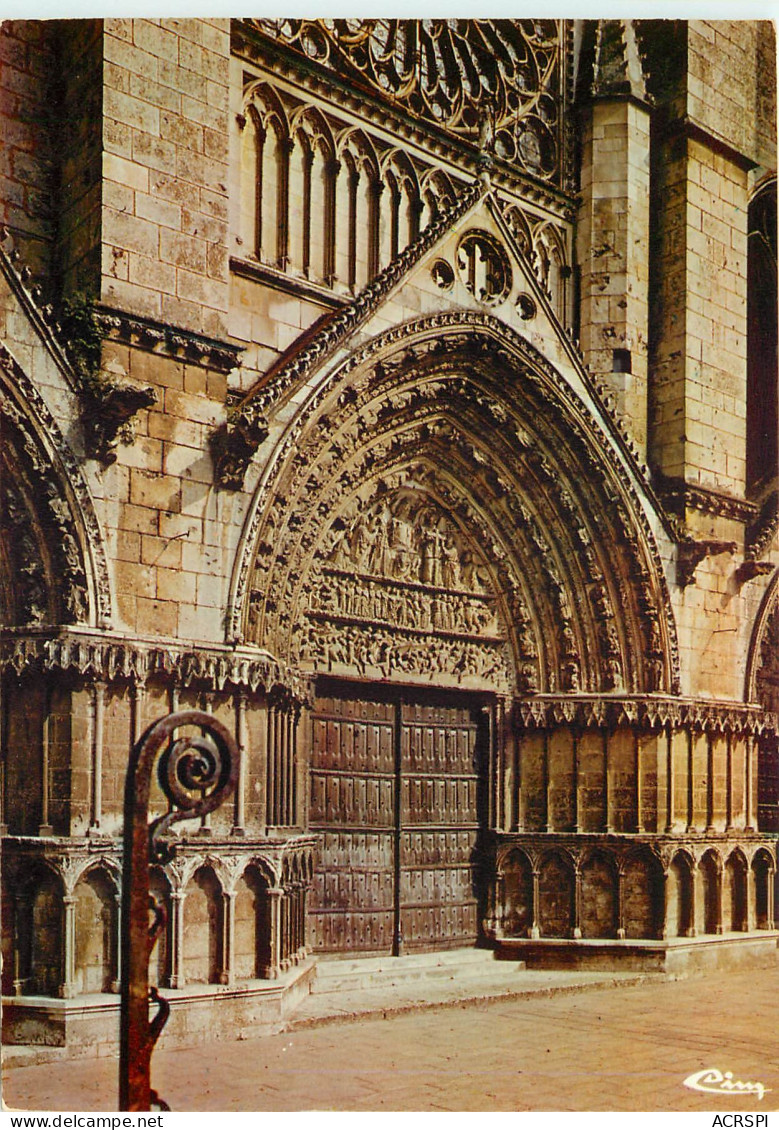 POITIERS Cathedrale St Pierre Portail Central 2(scan Recto-verso) MD2587 - Poitiers