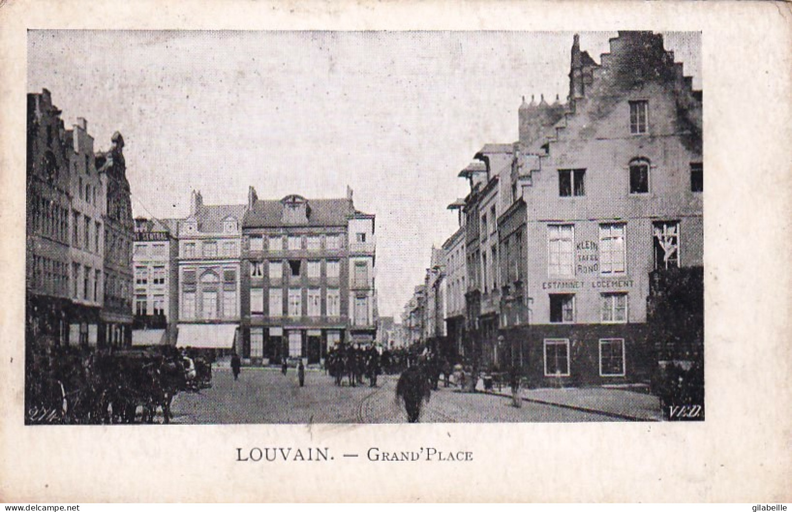 LEUVEN - LOUVAIN -  Grand Place - Estaminet - Leuven