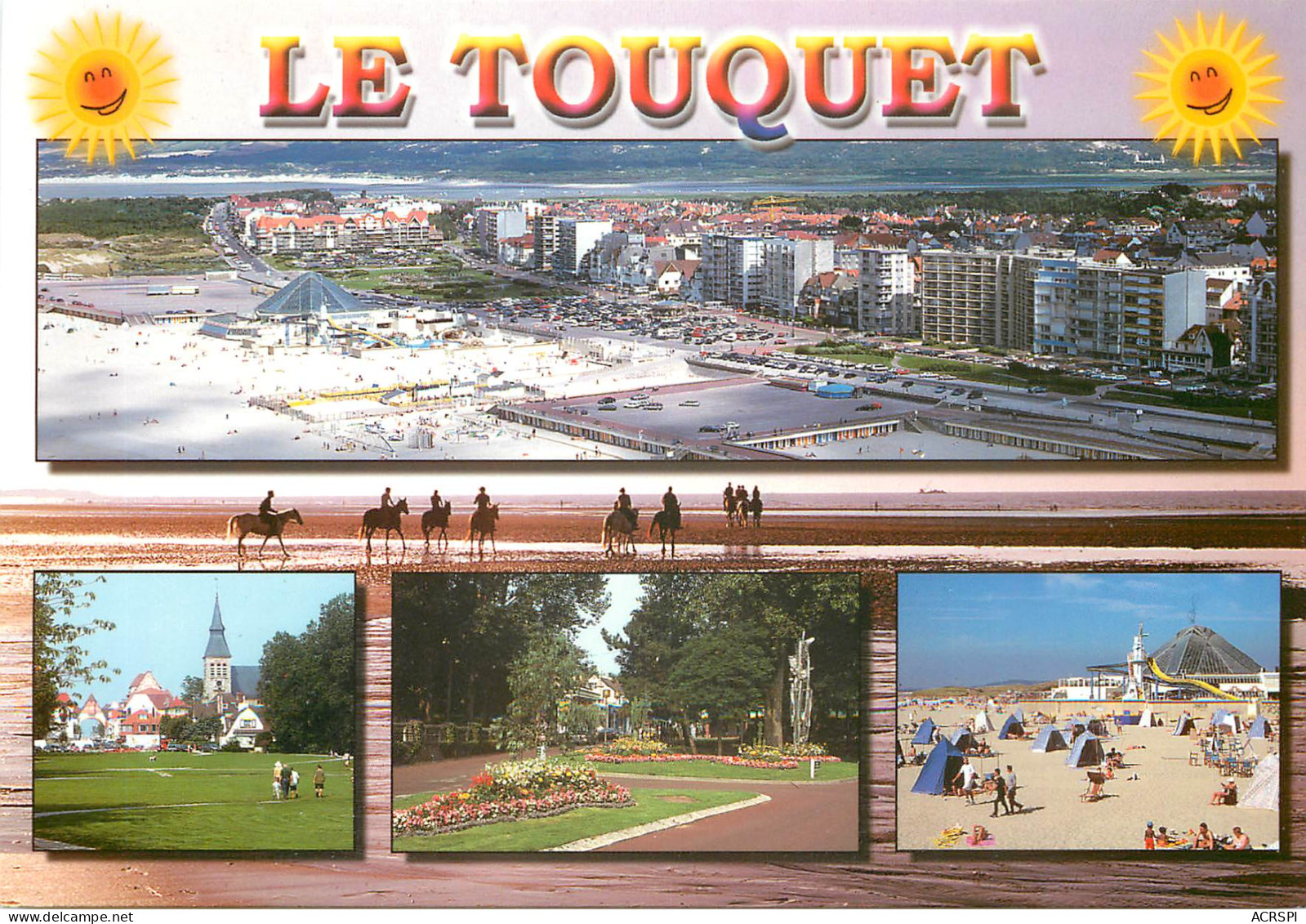 LE TOUQUET PARIS PLAGE 5(scan Recto-verso) MD2588 - Le Touquet