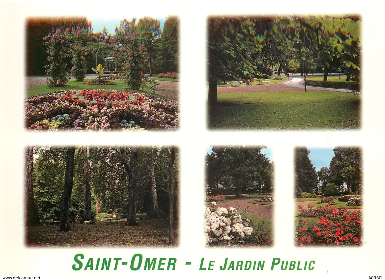 SAINT OMER Le Jardin Public 16(scan Recto-verso) MD2588 - Saint Omer