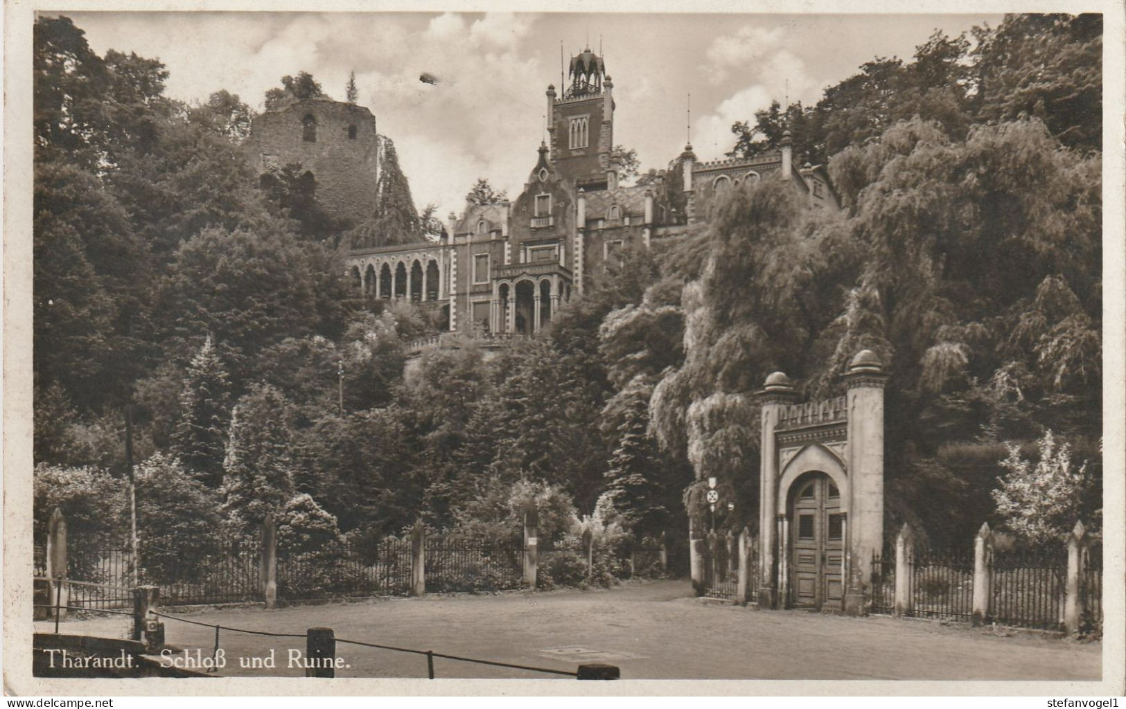 Tharandt, Gel. 1932 Schloß - Tharandt