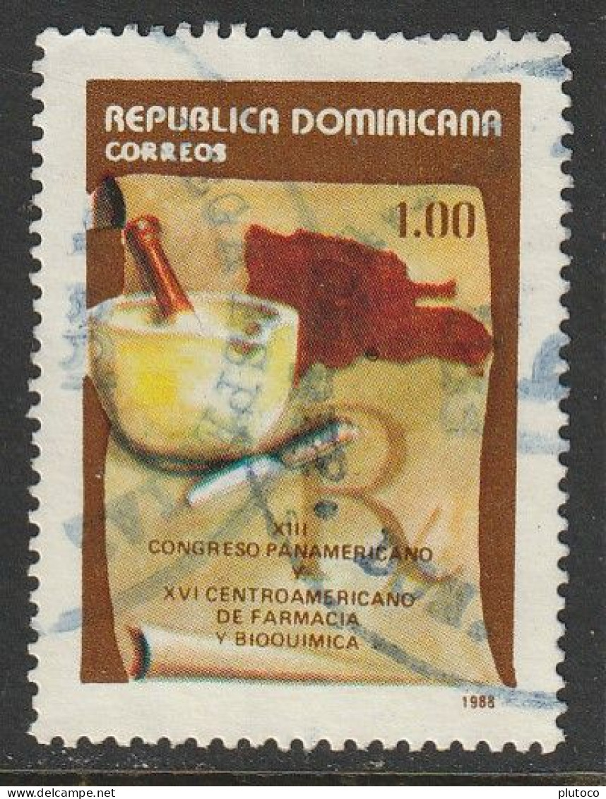 REPÚBLICA DOMINICANA, USED STAMP, OBLITERÉ, SELLO USADO - Dominikanische Rep.