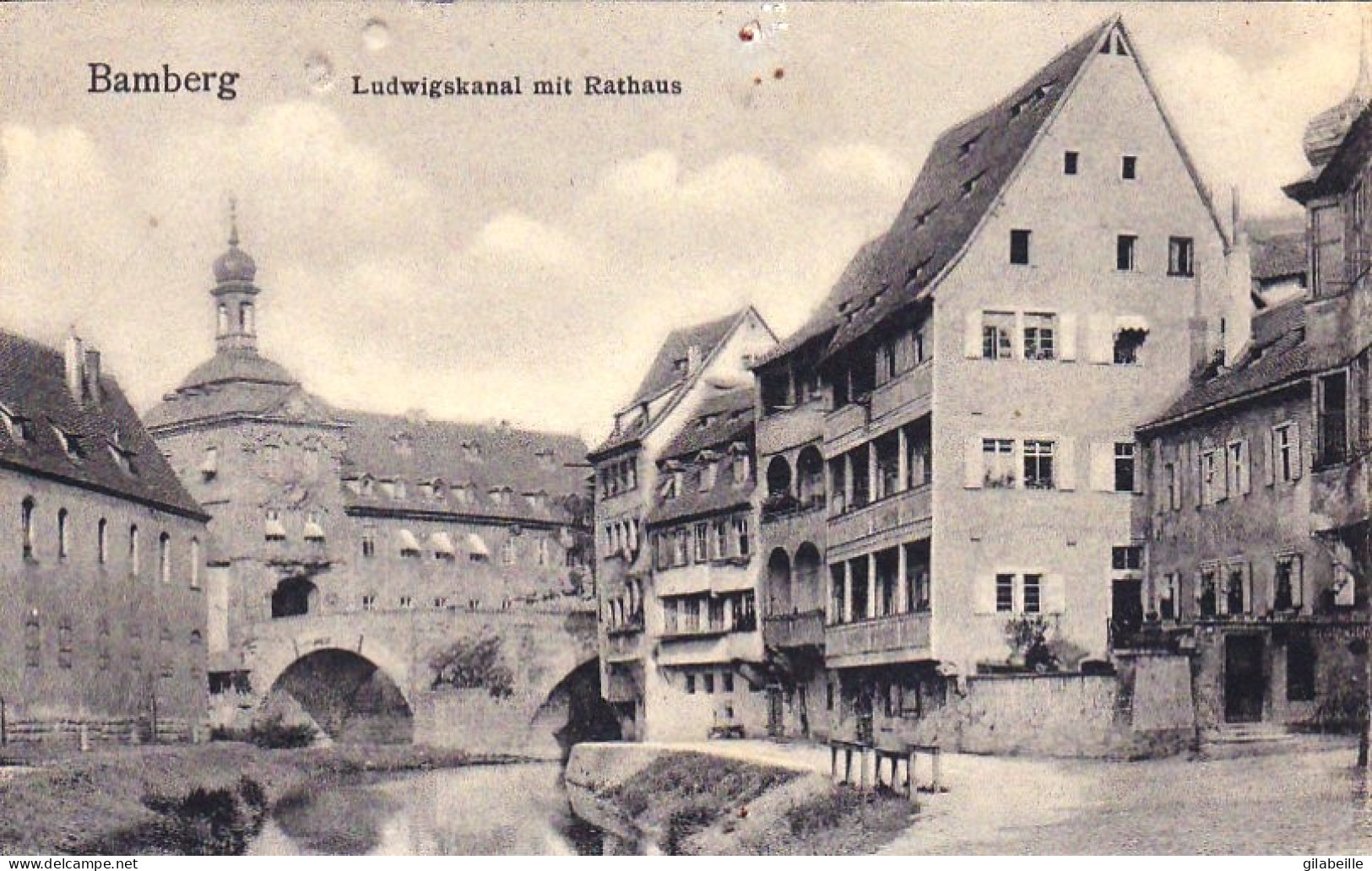 BAMBERG - Ludwigskanal Mit Rathaus - Bamberg