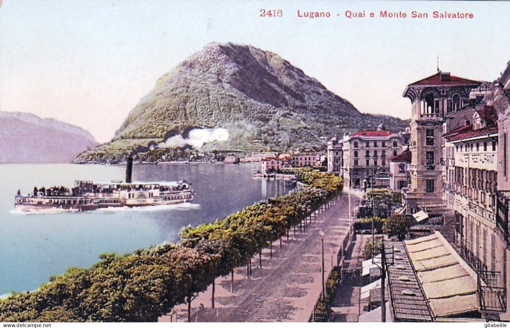 Tessin -  LUGANO - Quai E Monte San Salvatore - Other & Unclassified