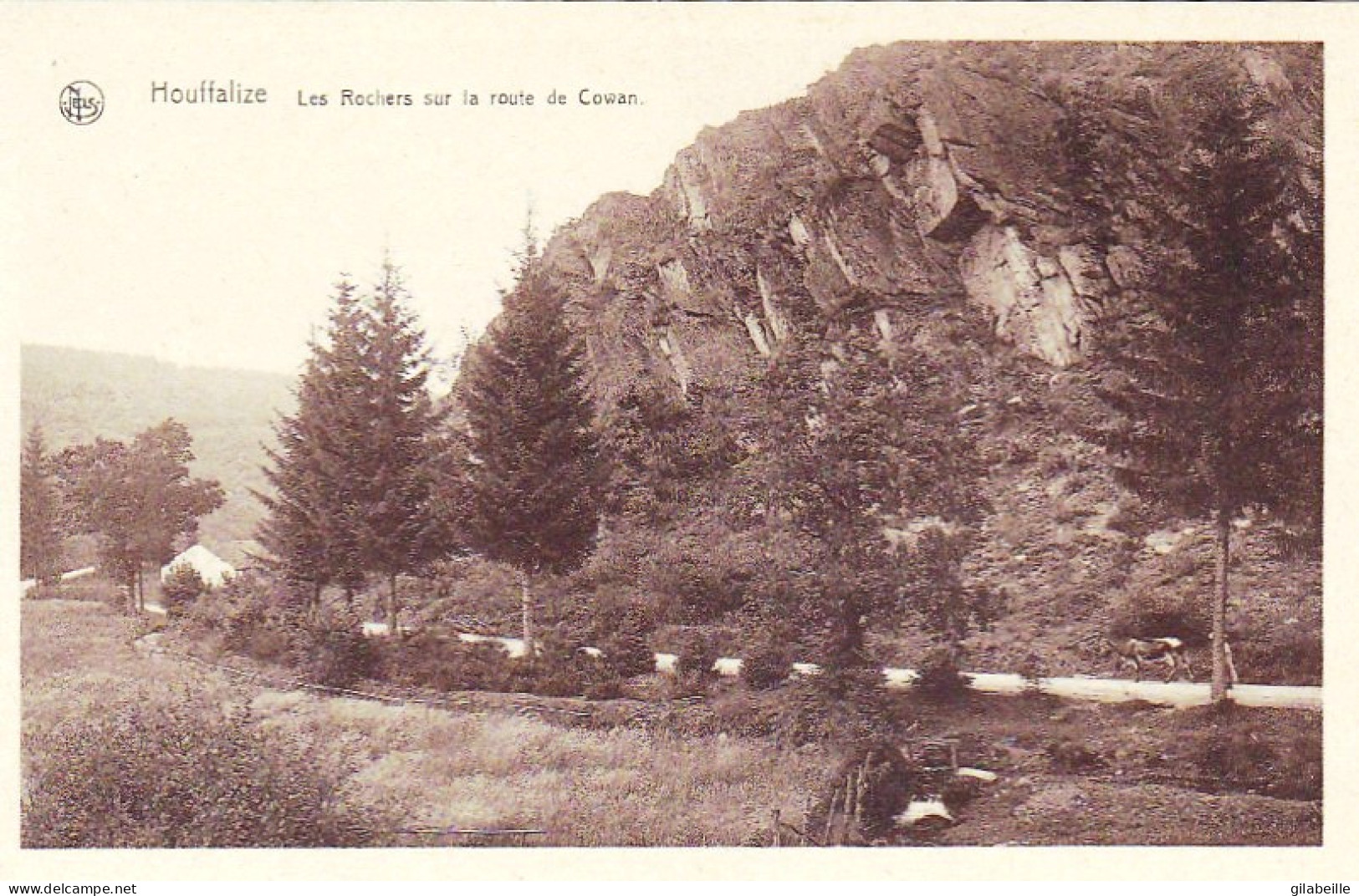 HOUFFALIZE - Les Rochers Sur La Route De Cowan - Houffalize