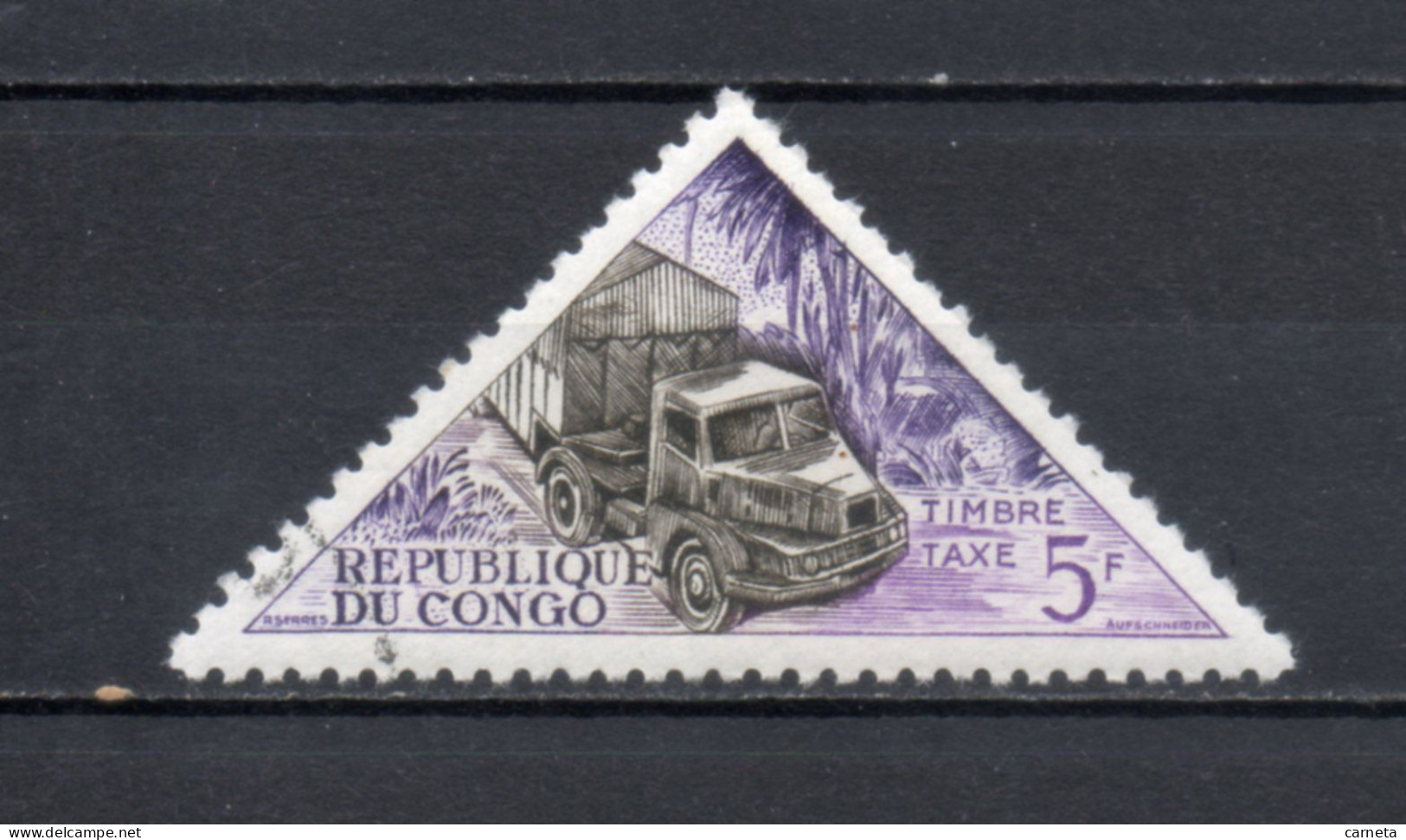 CONGO  TAXE  N° 41    NEUF SANS CHARNIERE COTE 0.50€     CAMION - Nuovi