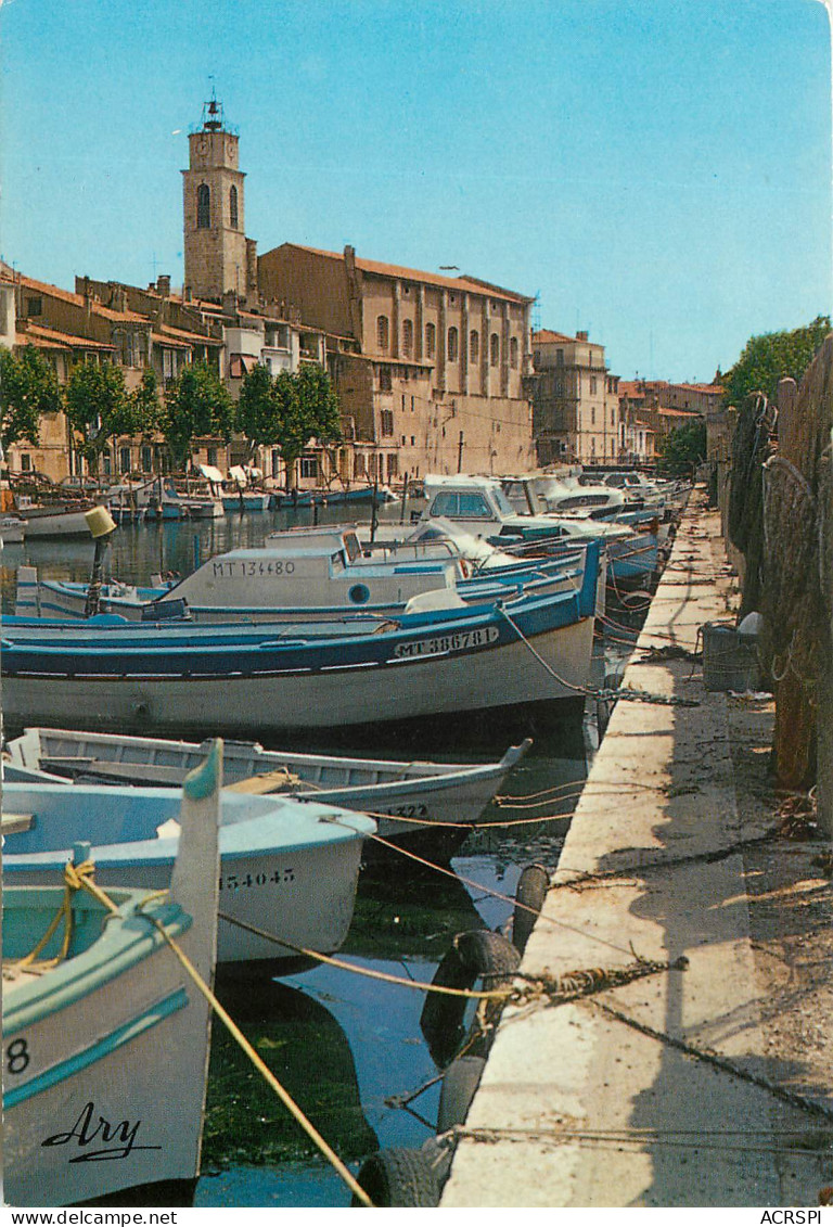 MARTIGUES La Venise Provencale Barques De Peche Dans Le Canal St Sebastien 25(scan Recto-verso) MD2594 - Martigues