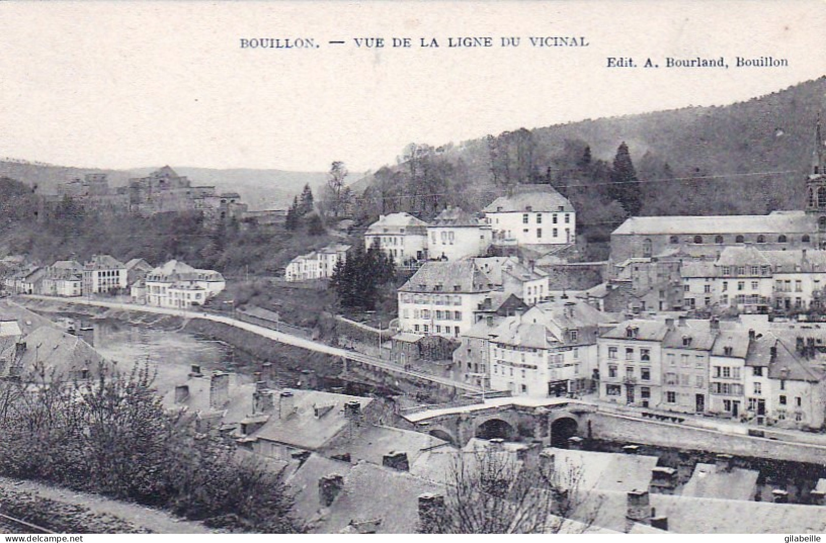 BOUILLON - Vue De La Ligne Du Vicinal - Bouillon