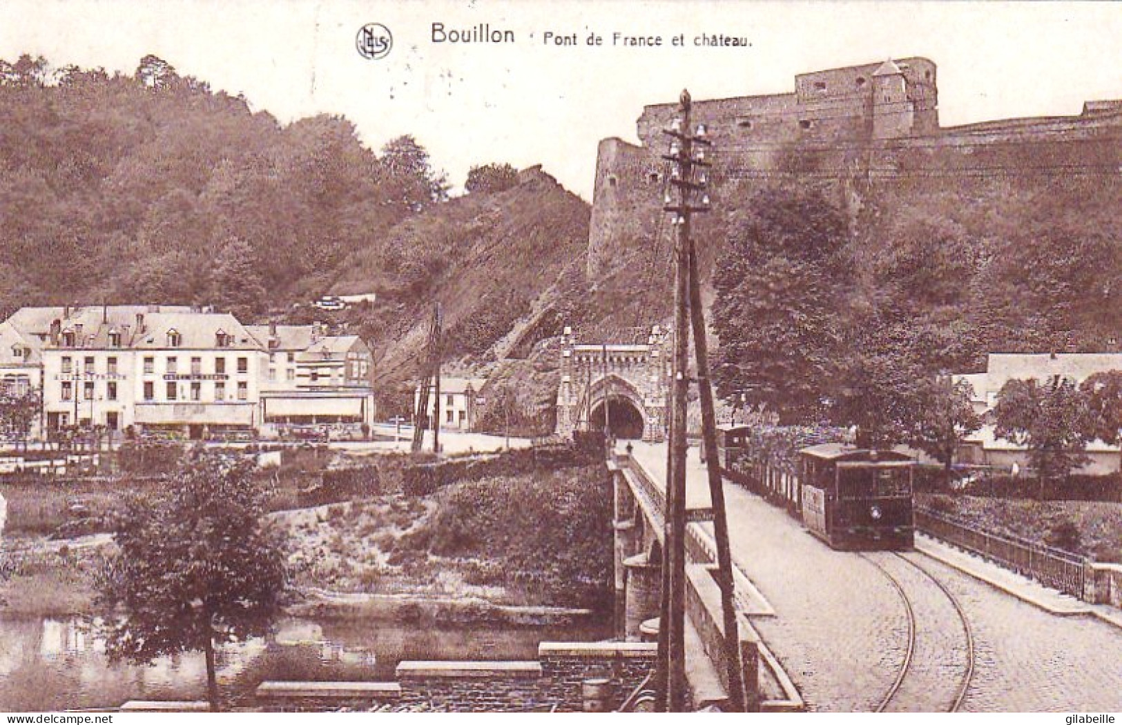 BOUILLON -  Train Vapeur Sur Le Pont De France Et Chateau - Bouillon
