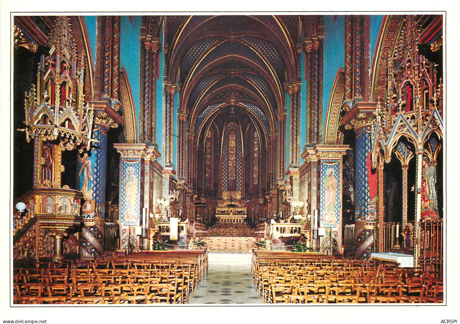 TARASCON Interieur De L Eglise Abbatiale Abbaye St Michel De Frigolet 13(scan Recto-verso) MD2595 - Tarascon