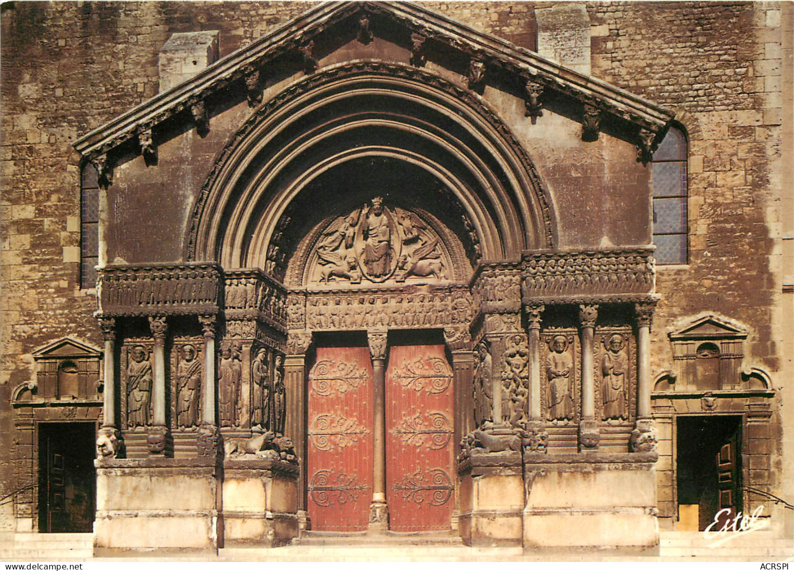 ARLESle Porche De La Cathedrale Saint Trophime  20(scan Recto-verso) MD2598 - Arles