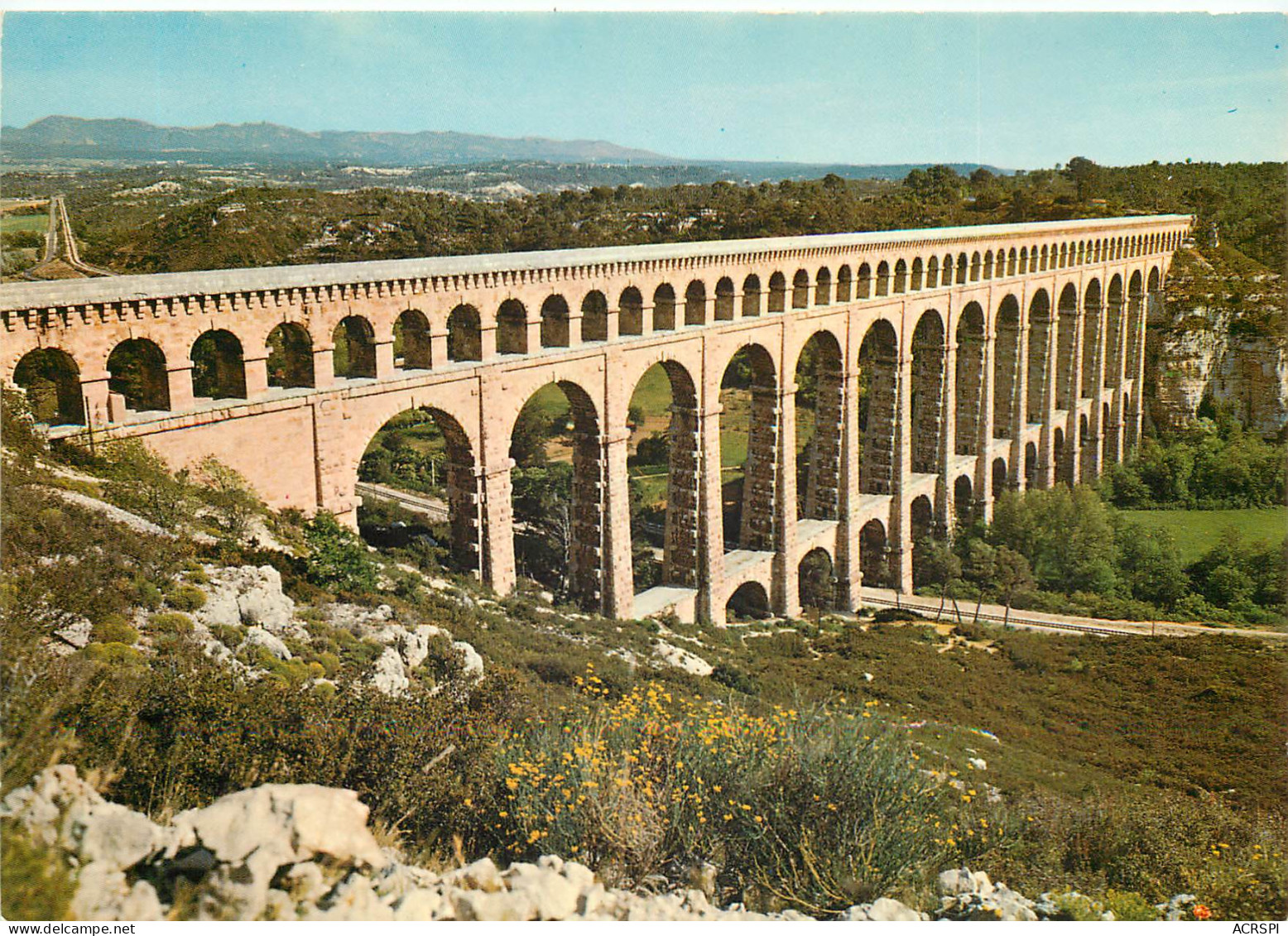 Envirpons D AIX EN PROVENCE L Aqueduc De Roquefavour 23(scan Recto-verso) MD2598 - Aix En Provence