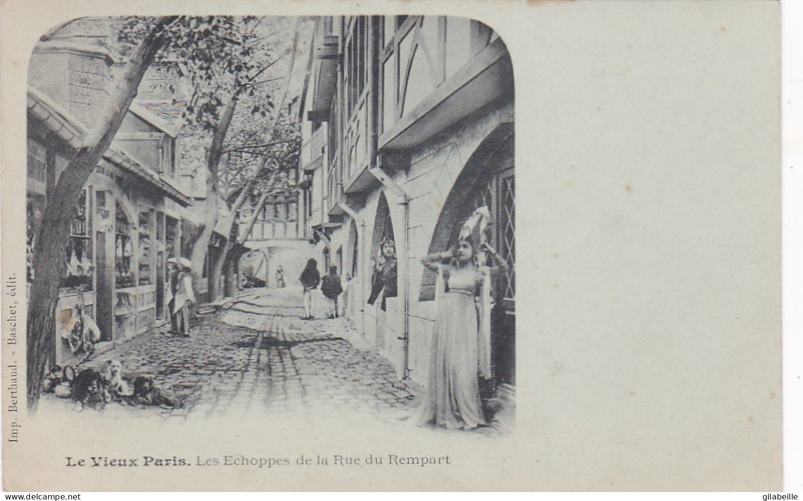 75 - Le Vieux Paris - Les Echoppes De La Rue Du Rempart - District 01