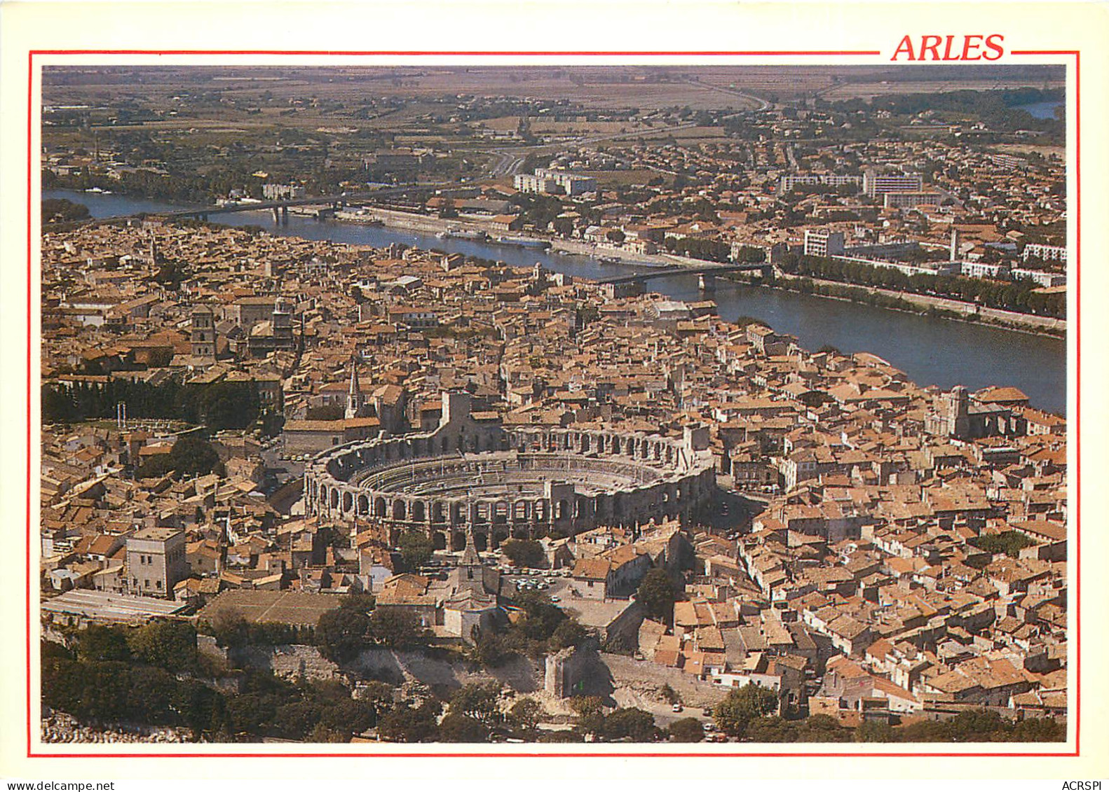 ARLES Vue Aerienne 28(scan Recto-verso) MD2599 - Arles