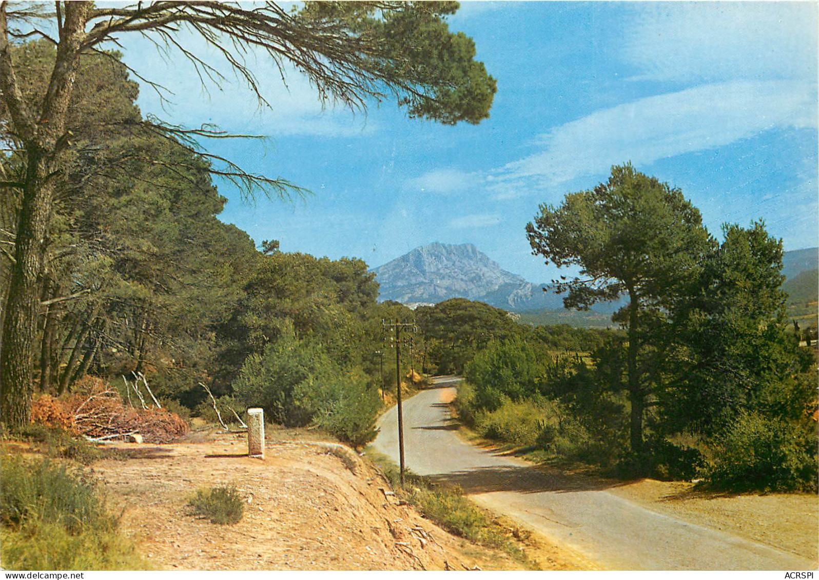 Environs D AIX EN PROVENCE Route Du Tholonet La Stele 6(scan Recto-verso) MD2592 - Aix En Provence