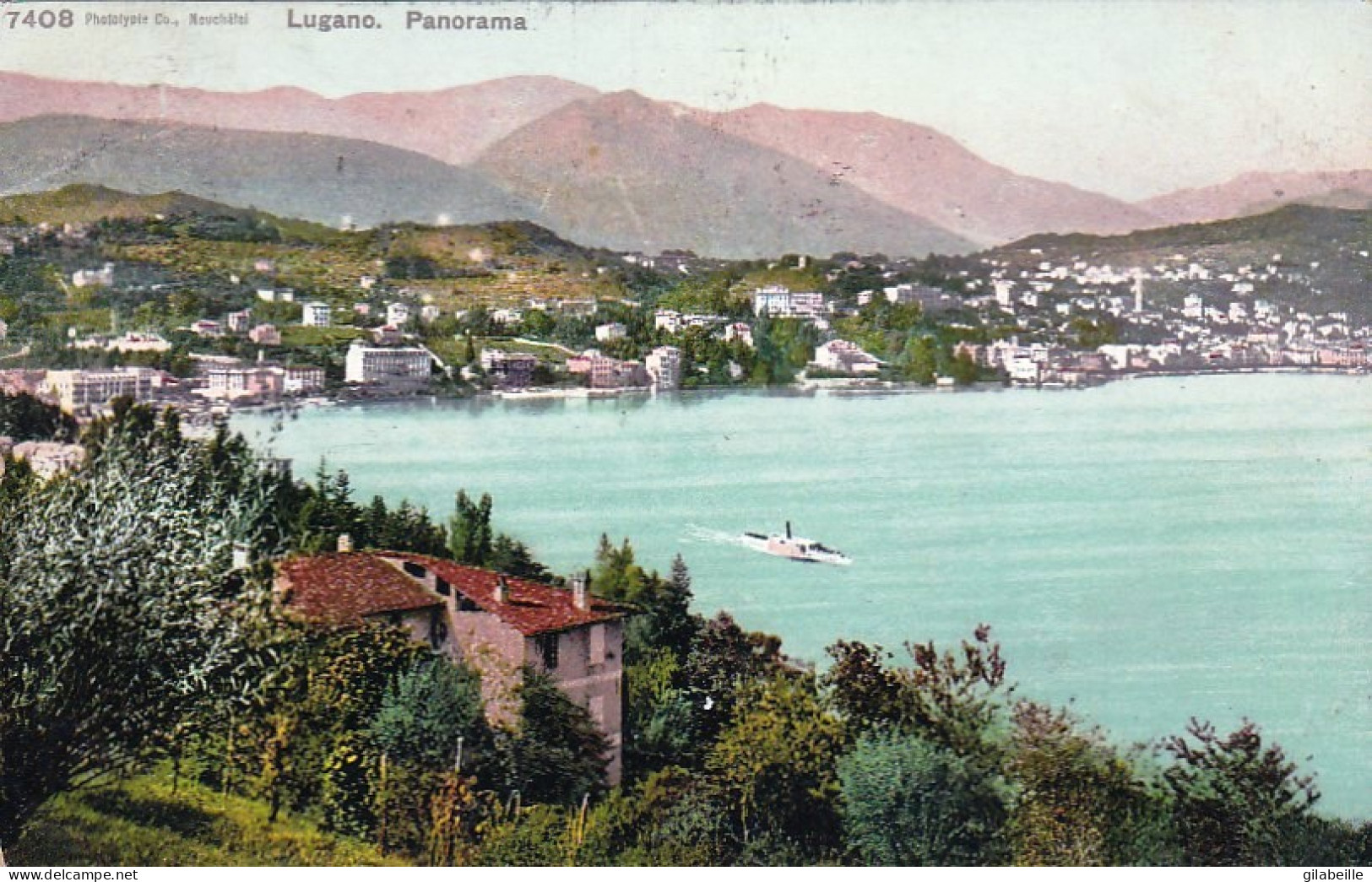 Tessin - LUGANO - Panorama 1907 - Sonstige & Ohne Zuordnung