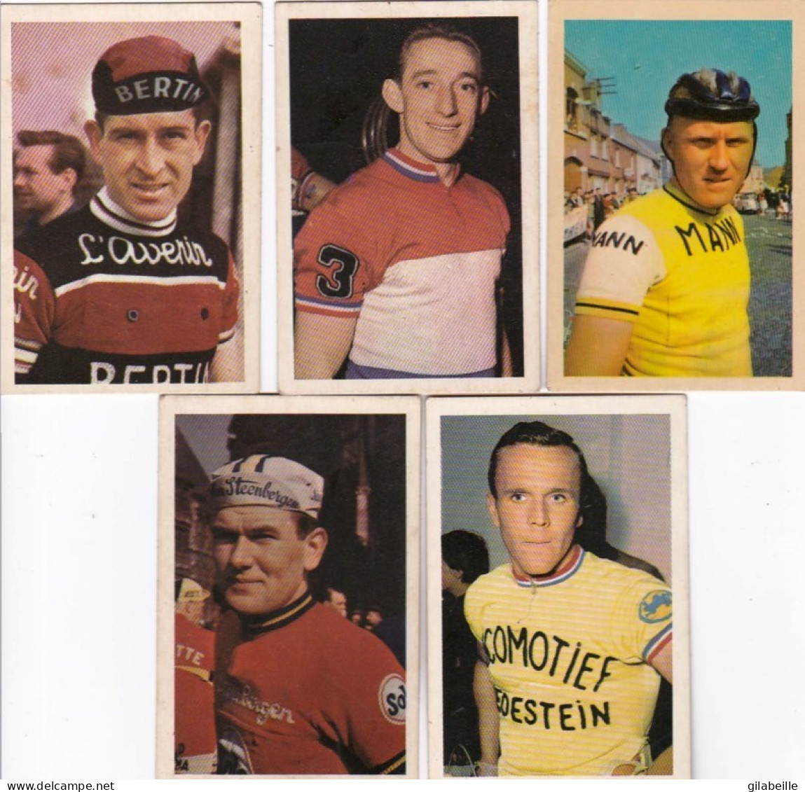  Lot 5 Chromos - Cyclisme - Coureurs  Wout Wagtmans - Roger Baens - Piet Rentmeester -Jan Van Gompel -Troonbeeckx - Autres & Non Classés