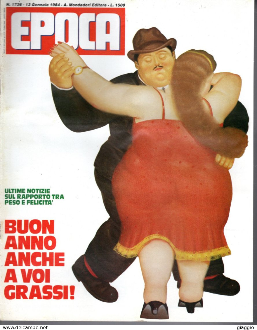 °°° RIVISTA EPOCA N° 1736 DEL 13 GENNAIO 1984 °°° - Andere & Zonder Classificatie