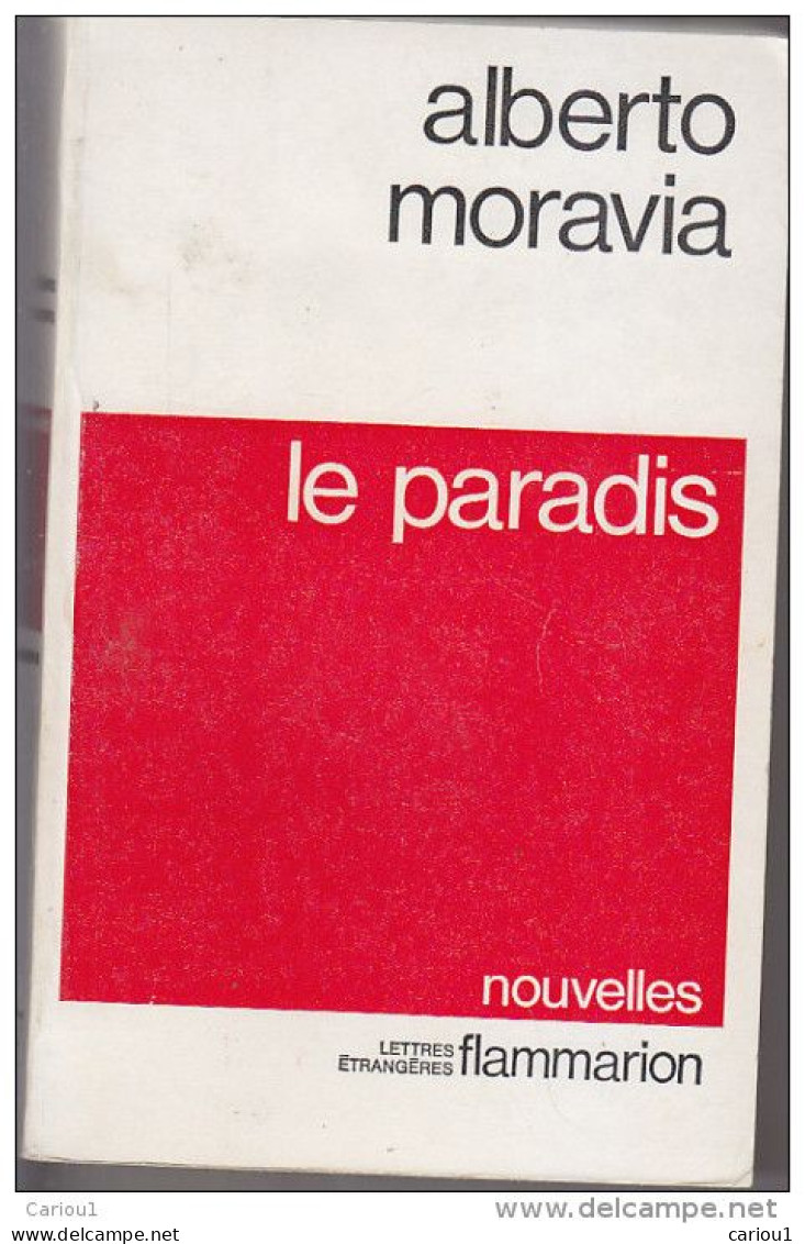 C1 ITALIE Alberto MORAVIA Le PARADIS 1971 Recueil De Nouvelles EPUISE Port Inclus France - Sonstige & Ohne Zuordnung