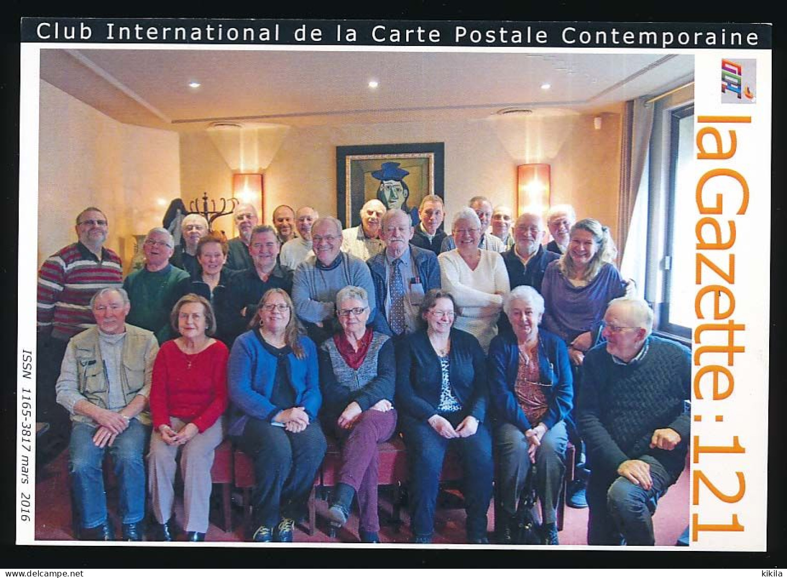 CPSM / CPM 10.5 X 15 Photo Des Participants à L'A.G. 2016 Du Club International De La Carte Postale Contemporaine CICPC - Autres & Non Classés