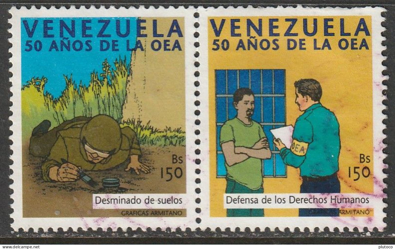 VENEZUELA, USED STAMP, OBLITERÉ, SELLO USADO - Venezuela