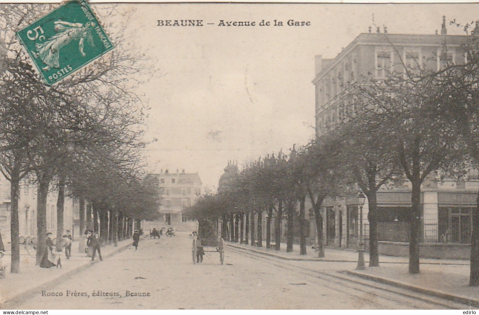 ***  21  ***   BEAUNE  Avenue De La République   écrite TTBE   - Beaune