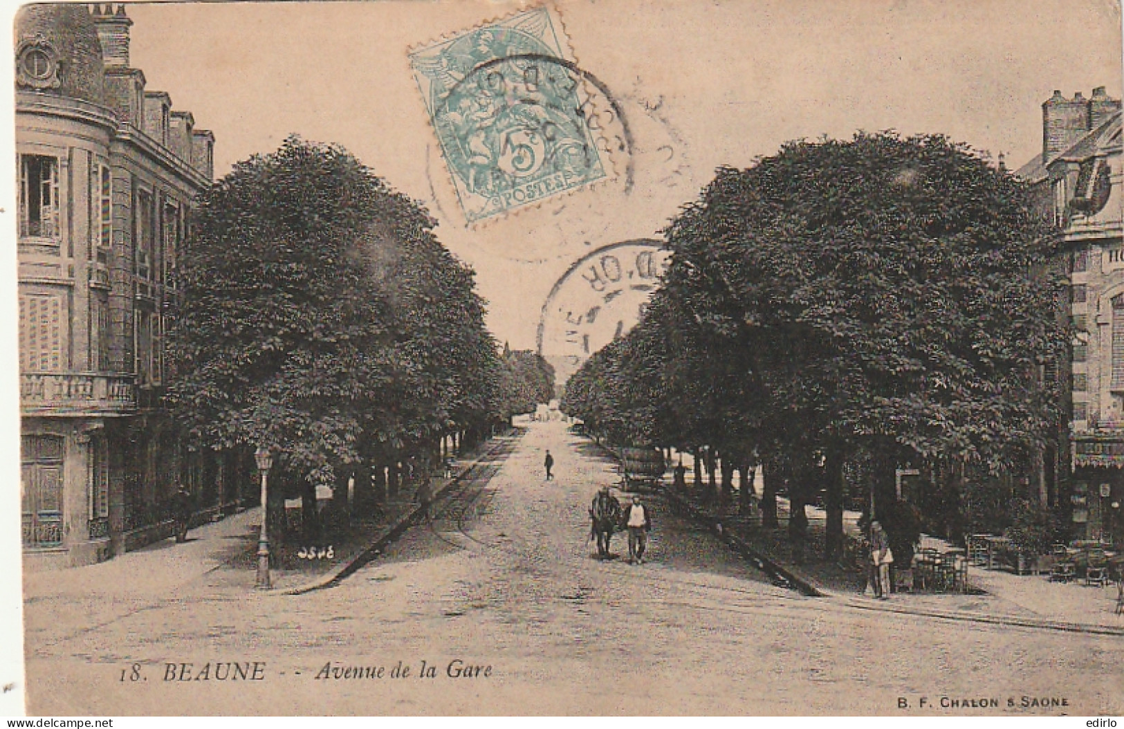 ***  21  ***   BEAUNE  Avenue De La République   écrite TTBE   - Beaune