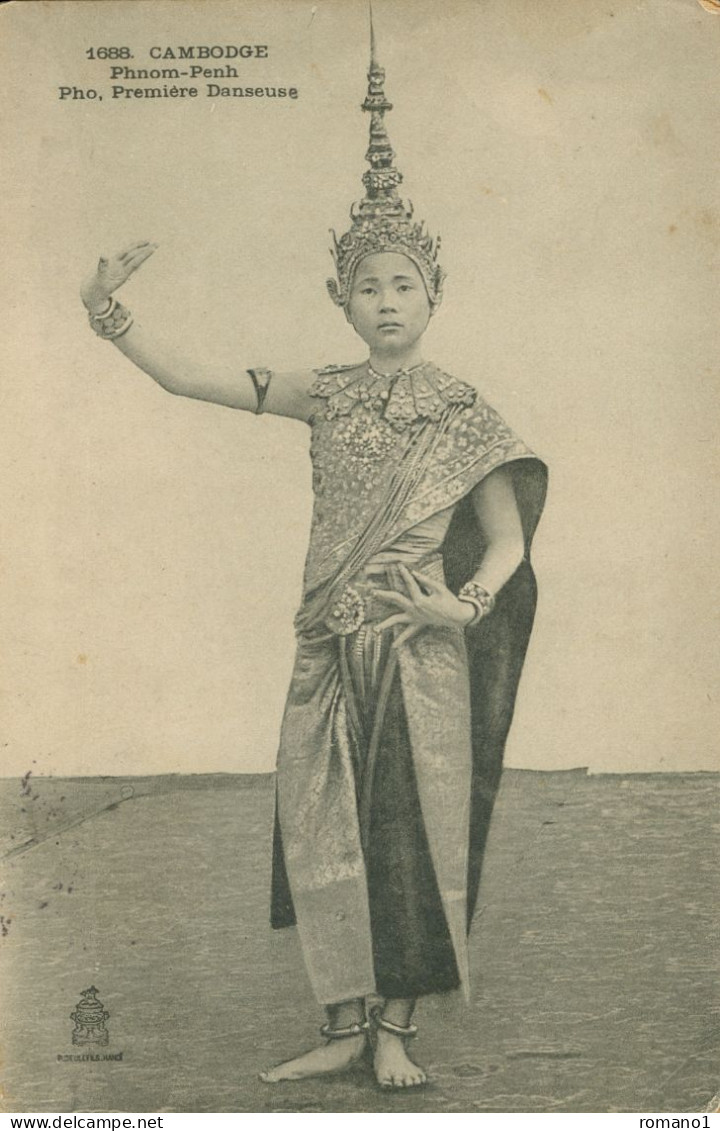 Cambodge )   PHNOM PENH  -  Pho  - Première Danseuse - Camboya