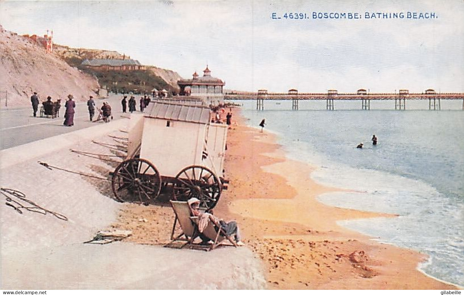 Dorset - BOSCOMBE - Bathing Beach - Bournemouth (ab 1972)