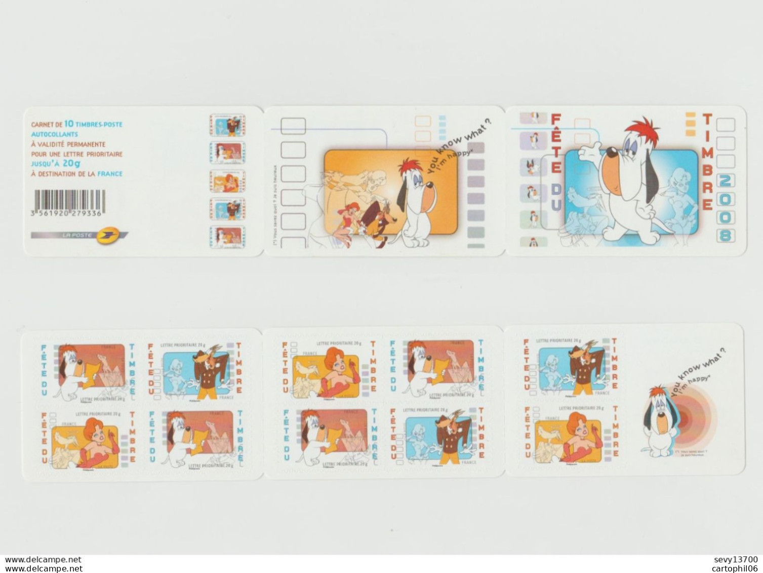 - FRANCE BC 160 - Carnet FÊTE DU TIMBRE 2008 (10 Timbres Prioritaires) - VALEUR FACIALE 14,30 € - - Postzegelboekjes