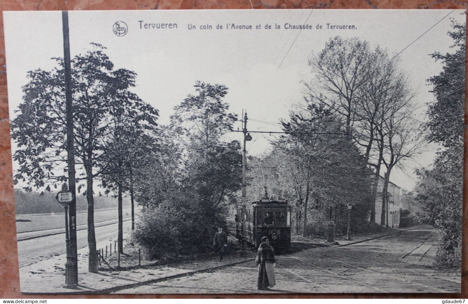 TERVUREN / TERVUEREN - UN COIN DE L'AVENUE ET DE LA CHAUSSEE - TRAM - Tervuren