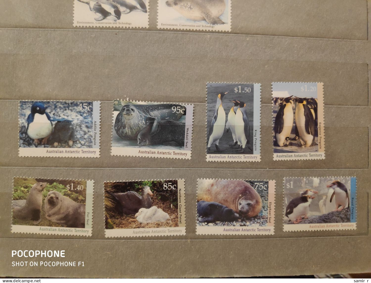 Australia	Antarctic (F95) - Mint Stamps