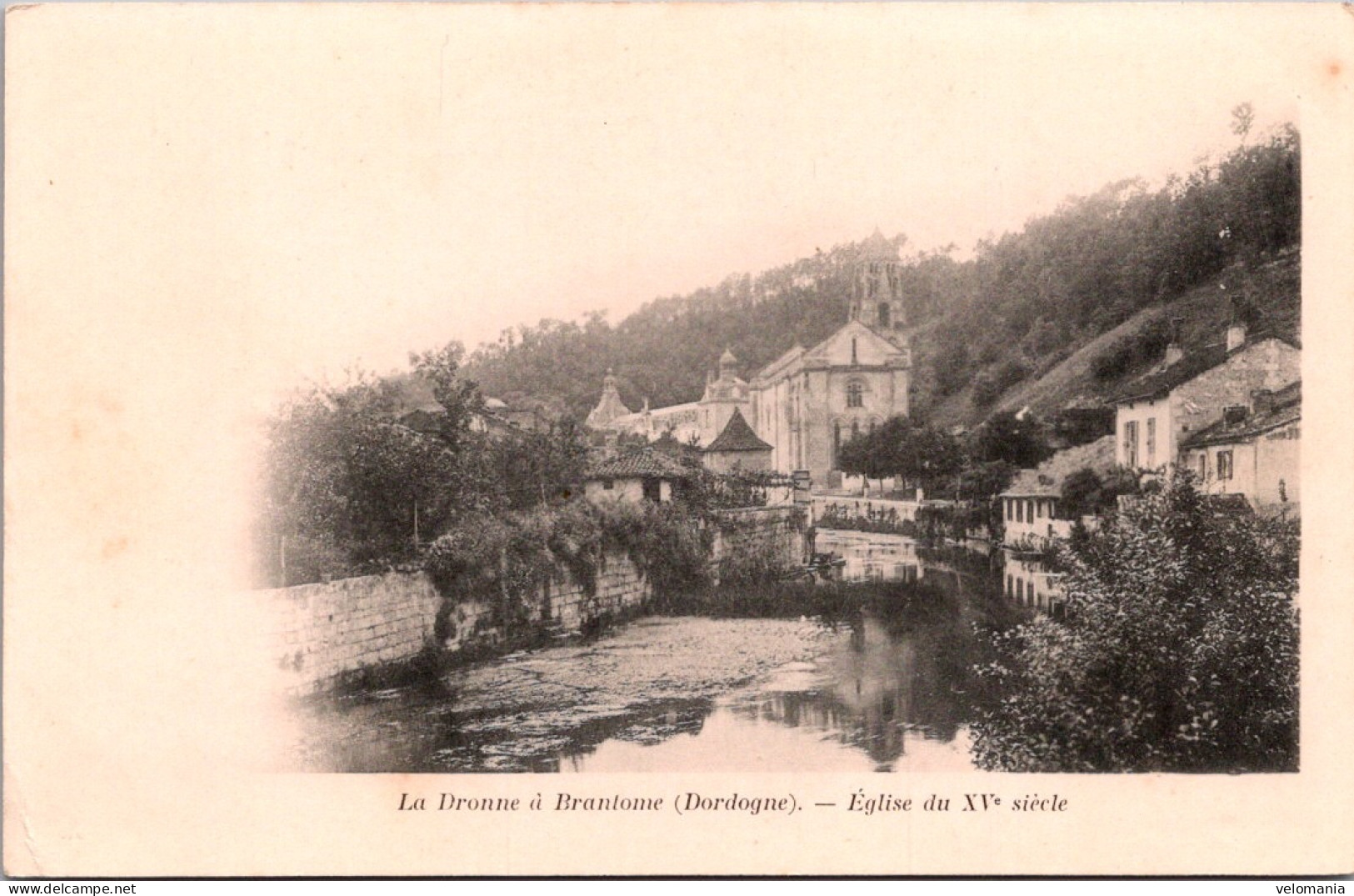 20511 Cpa 24 La Dronne à Brantome - Eglise Du XVe Siècle - Brantome