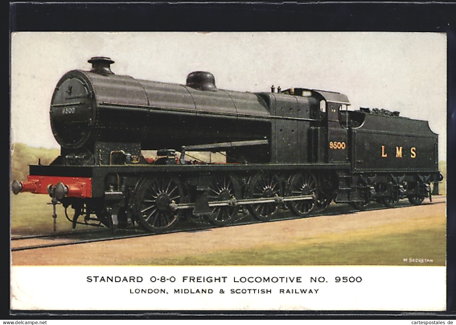 Pc L.M.&S. Railway, Standart 0-8-0 Freight Locomotive No. 9500, Britische Eisenbahn  - Trenes