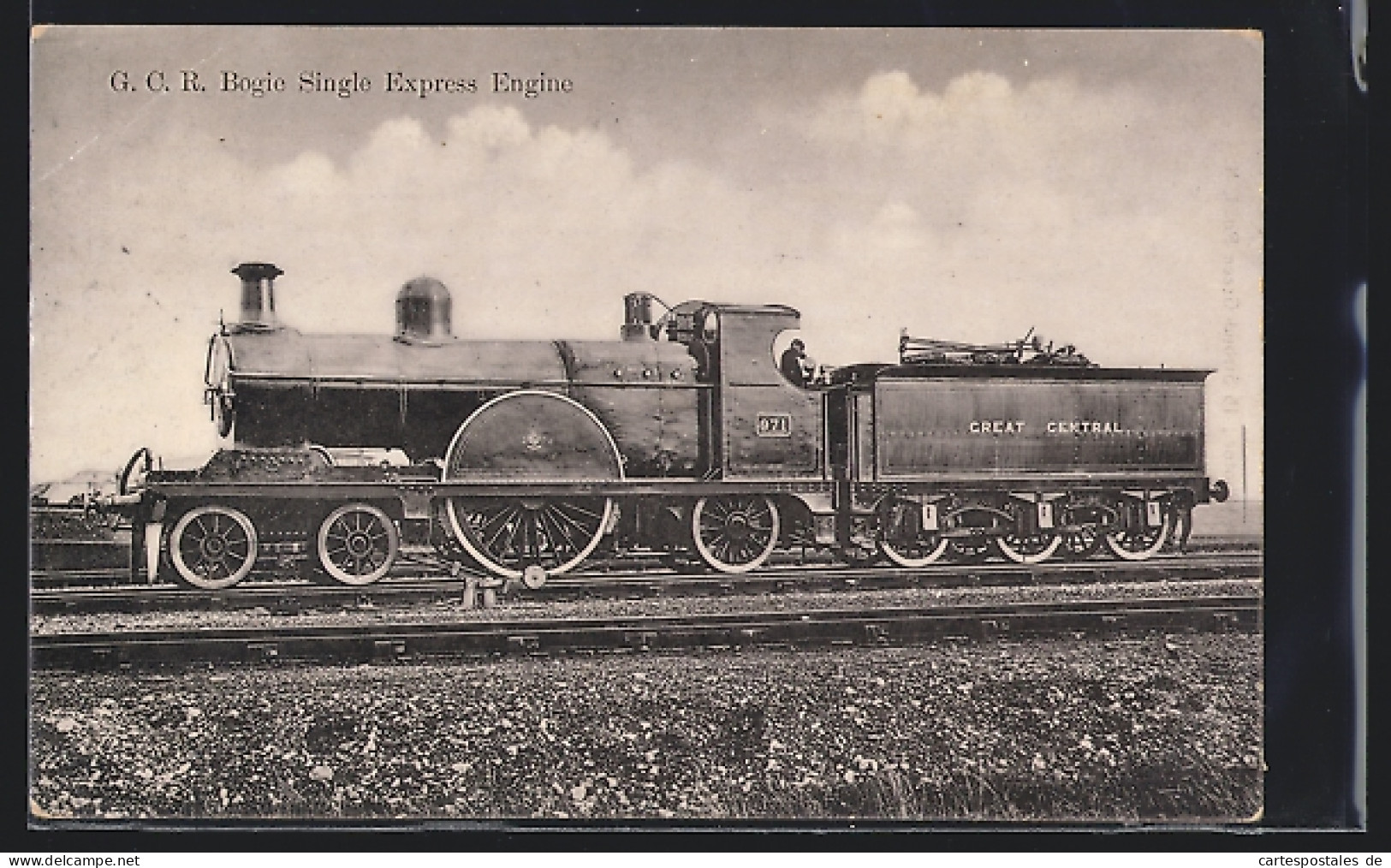 Pc GCR Bogie Single Express Engine, No. 971  - Trenes
