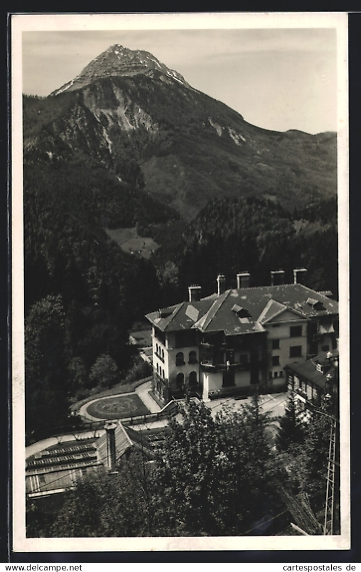AK Gösing A. D. Mariazellerbahn, Hotel, Villa Aus Der Vogelschau  - Autres & Non Classés