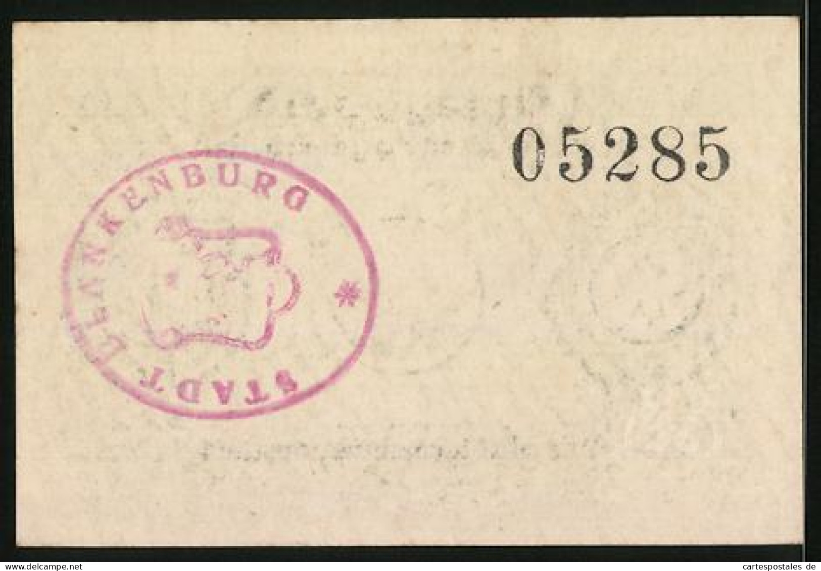 Notgeld Bad Blankenburg /Thüringerw. 1918, Burg Auf Dem Berg  - [11] Local Banknote Issues
