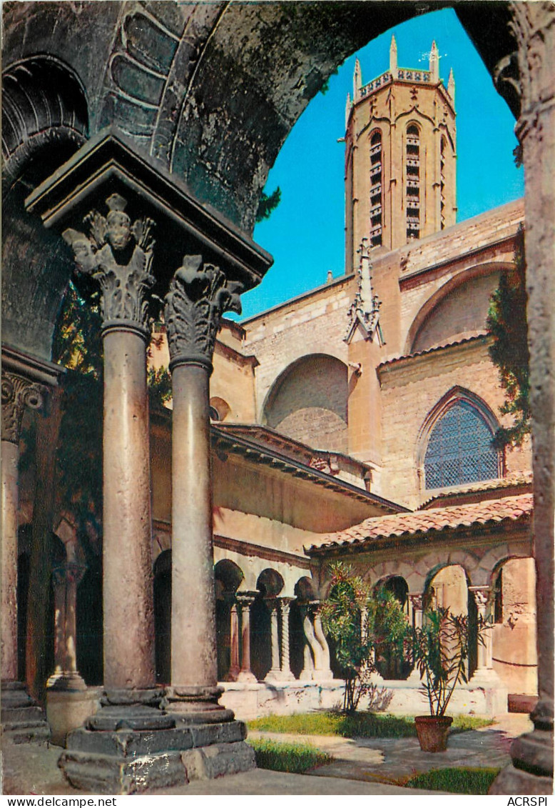 AIX EN PROVENCE Cathedrale Saint Sauveur Le Clocher Vu Du Cloitre 3(scan Recto-verso) ME2600 - Aix En Provence