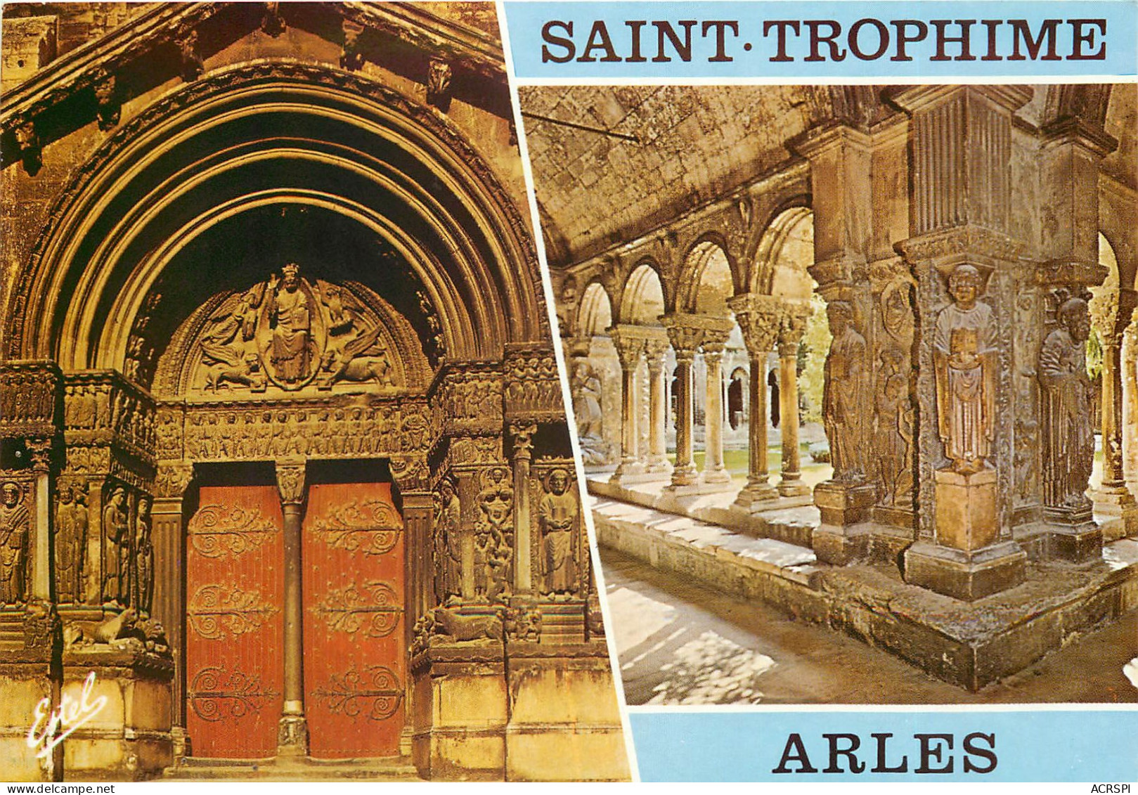 ARLES Portail Et Cloitre Saint Trophime 14(scan Recto-verso) ME2602 - Arles