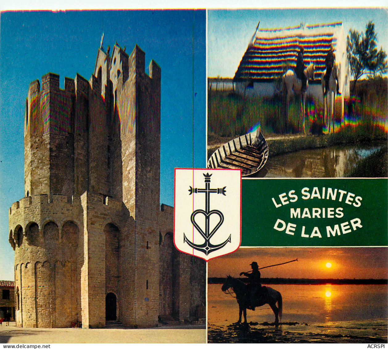 LES SAINTES MARIES DE LA MER Pays De Ciel Bleu Et Des Mirages 15(scan Recto-verso) ME2603 - Saintes Maries De La Mer