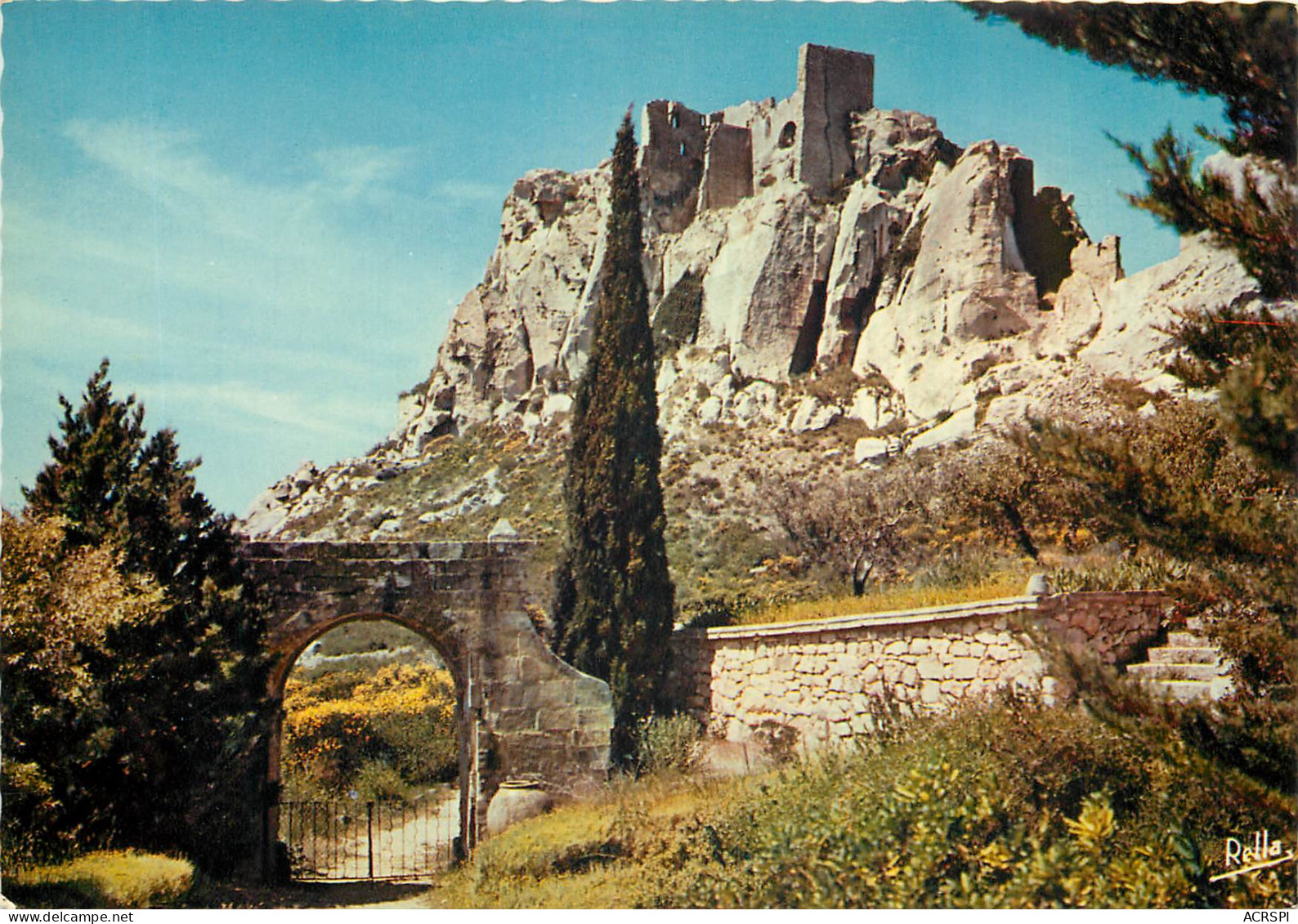 LES BAUX Les Ruines Du Chateau Feodal 3(scan Recto-verso) ME2605 - Les-Baux-de-Provence