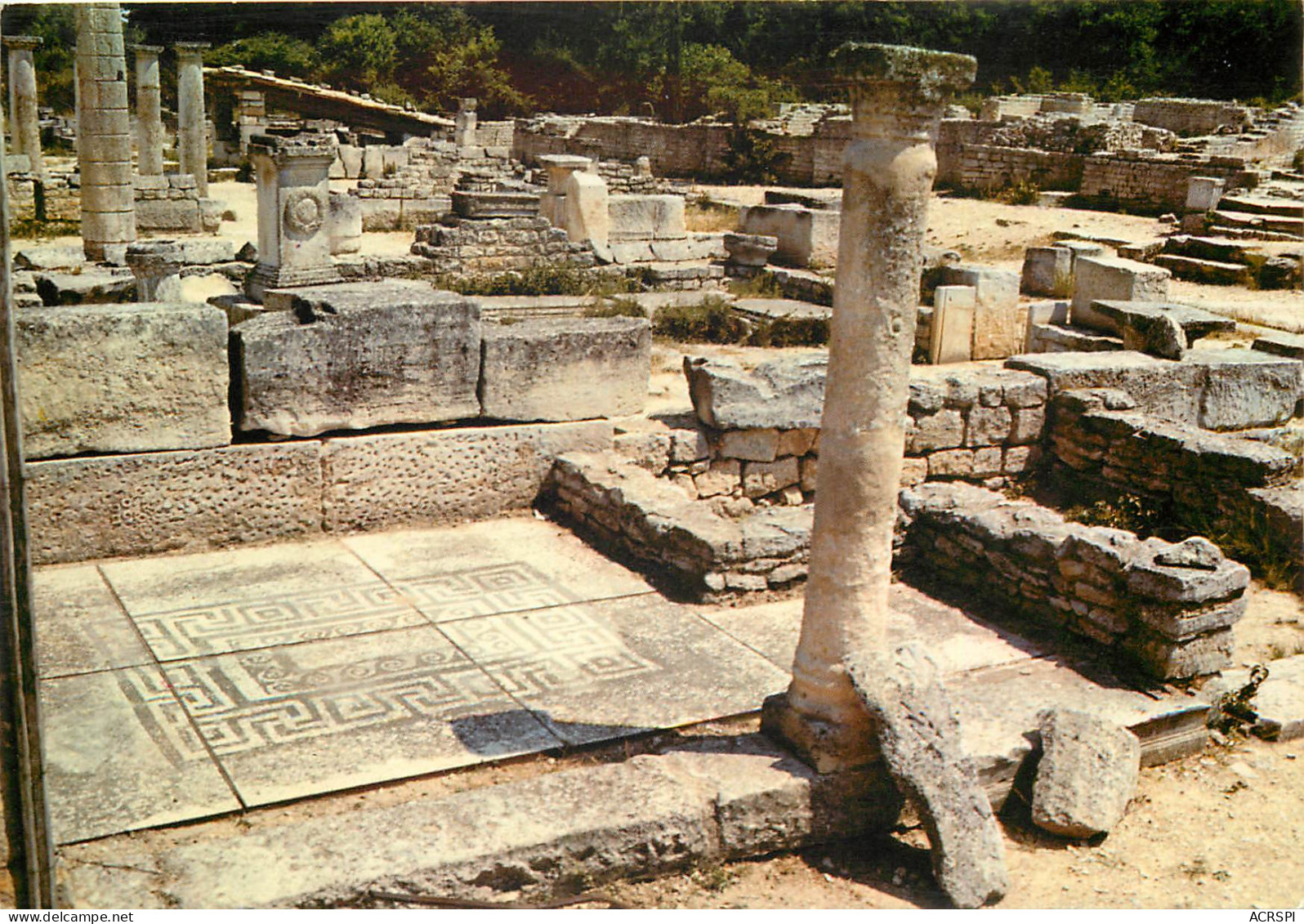 ST REMY DE PROVENCE Vestige Gallo Grec Ville De GLANUM La Maison D ATYS Mosaique 3(scan Recto-verso) ME2607 - Saint-Remy-de-Provence