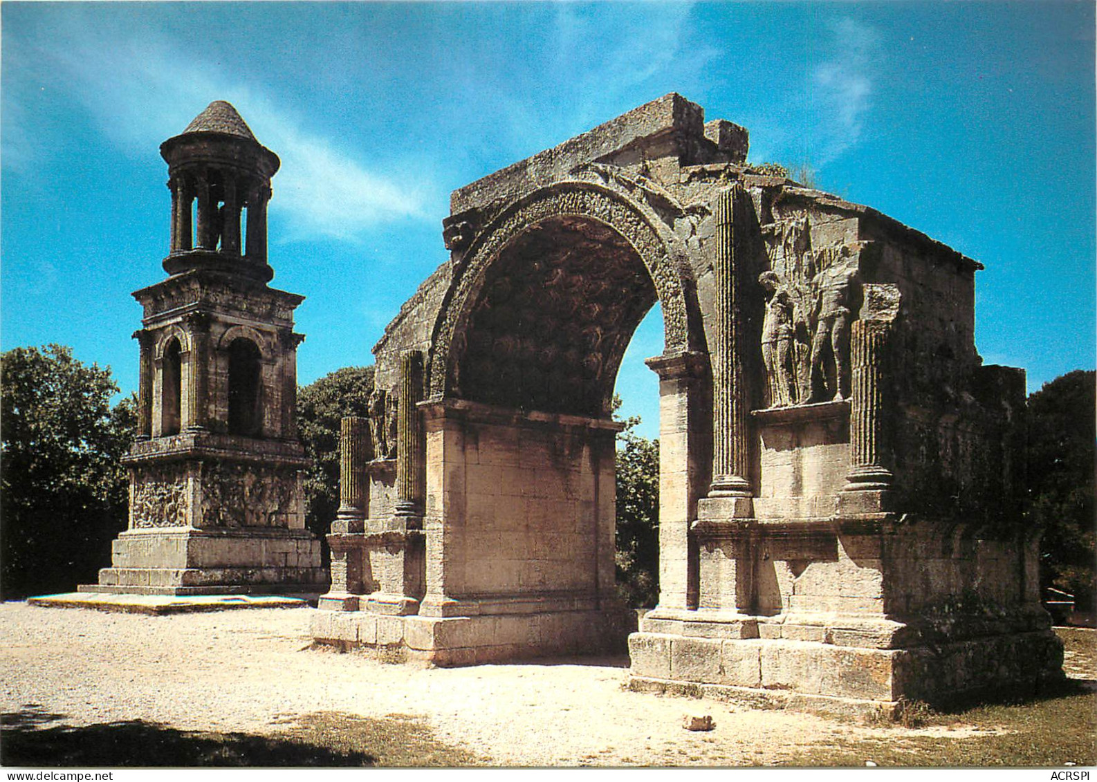 ST REMY DE PROVENCE Les Antiques Mausolee Des Jules Et Porte Monumentale De Glanuml9(scan Recto-verso) ME2607 - Saint-Remy-de-Provence