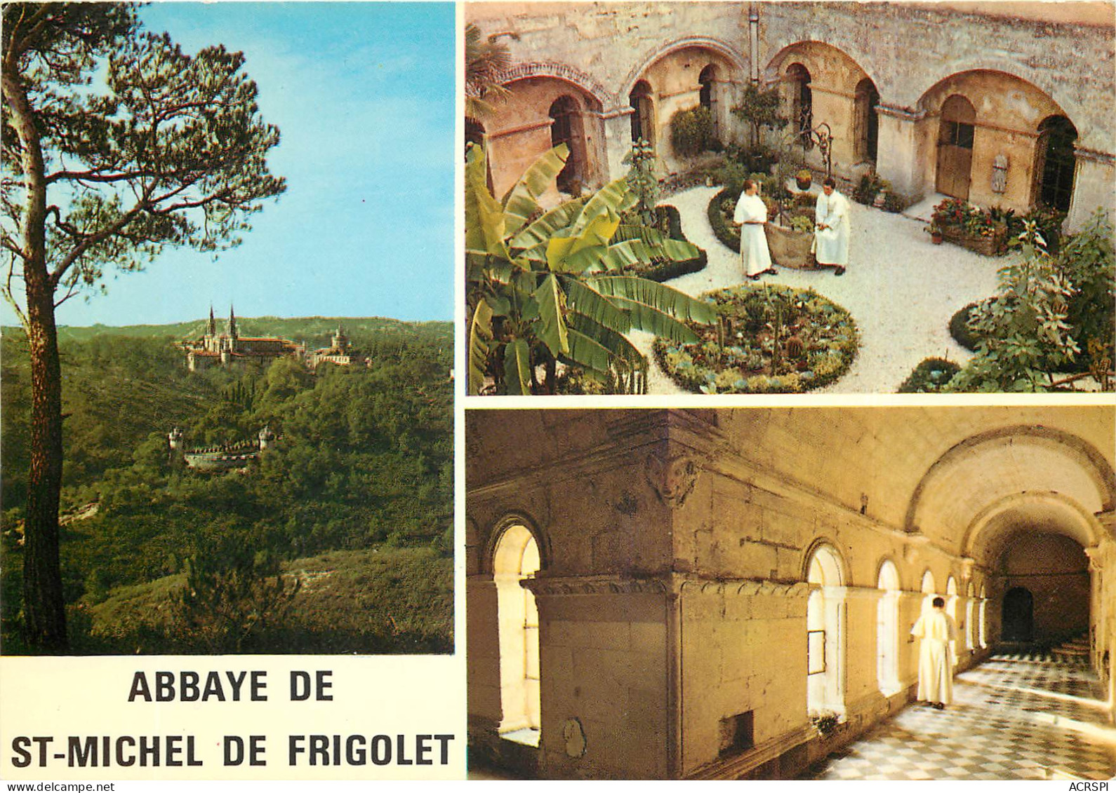 TARASCON L Abbaye Le Jardin Du Cloitre Le Cloitre Roman 6(scan Recto-verso) ME2608 - Tarascon