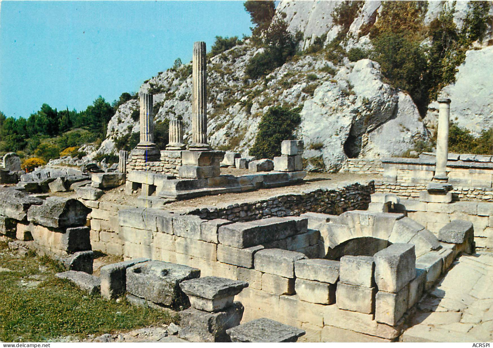 ST REMY DE PROVENCE Vestiges Romains De L Ancienne Ville De GLANUM Le Nymphee Et Le Temple 9(scan Recto-verso) ME2608 - Saint-Remy-de-Provence
