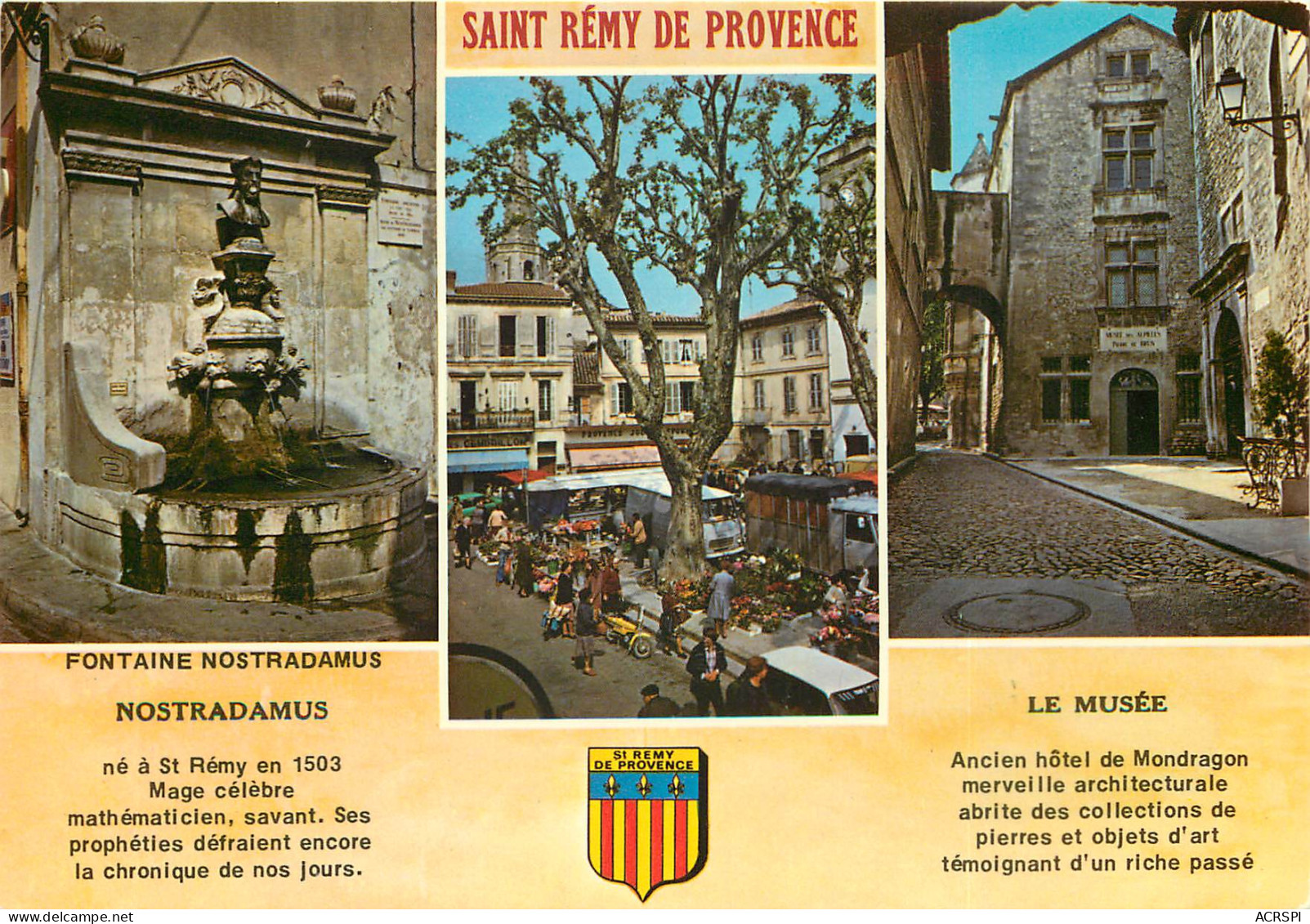 SAINT REMY DE PROVENCE La Vieille Ville 6(scan Recto-verso) ME2609 - Saint-Remy-de-Provence