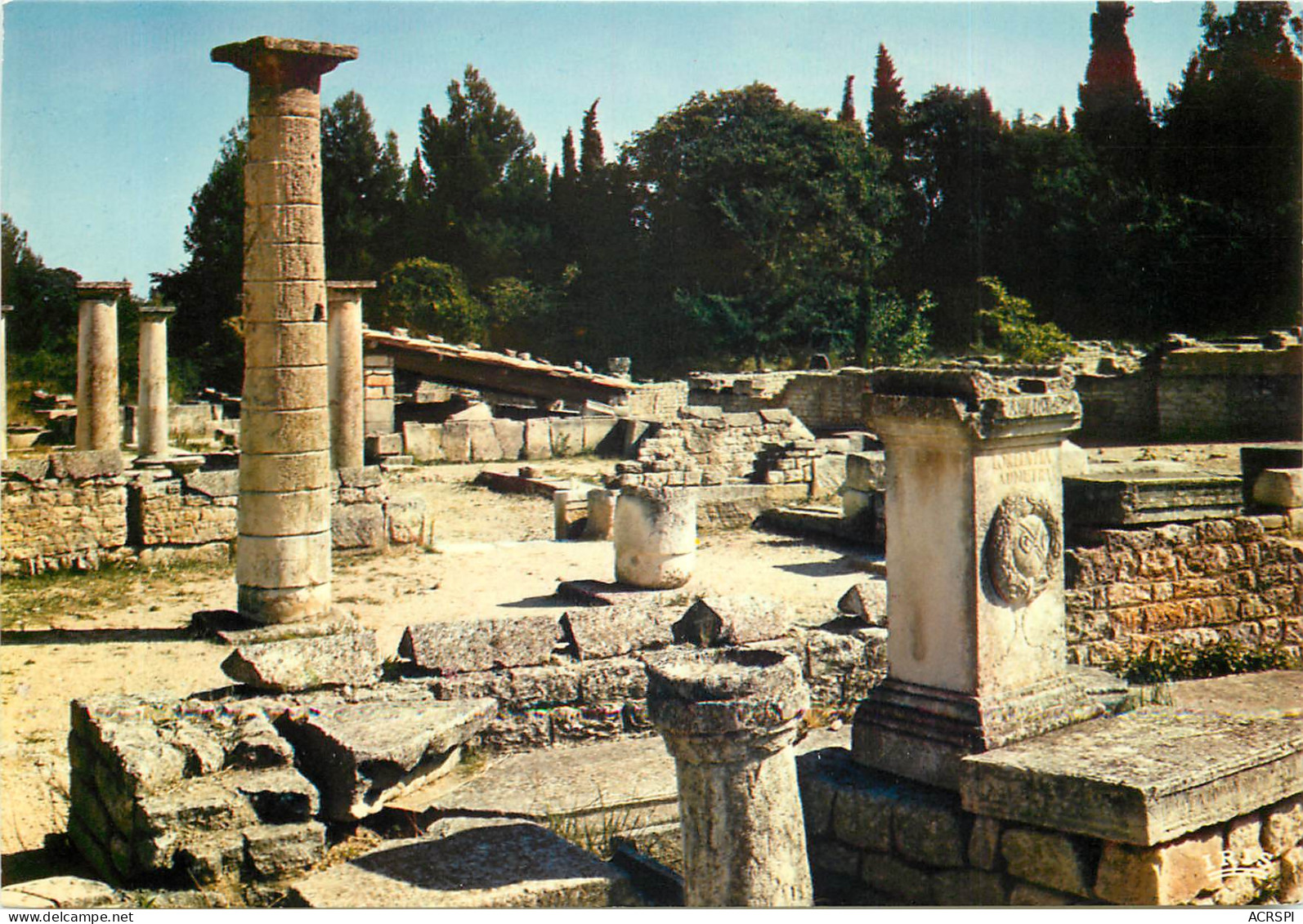 SAINT REMY DE PROVENCE Fouilles De Glanum Sanctuaire De La Bonne Deesse 8(scan Recto-verso) ME2609 - Saint-Remy-de-Provence