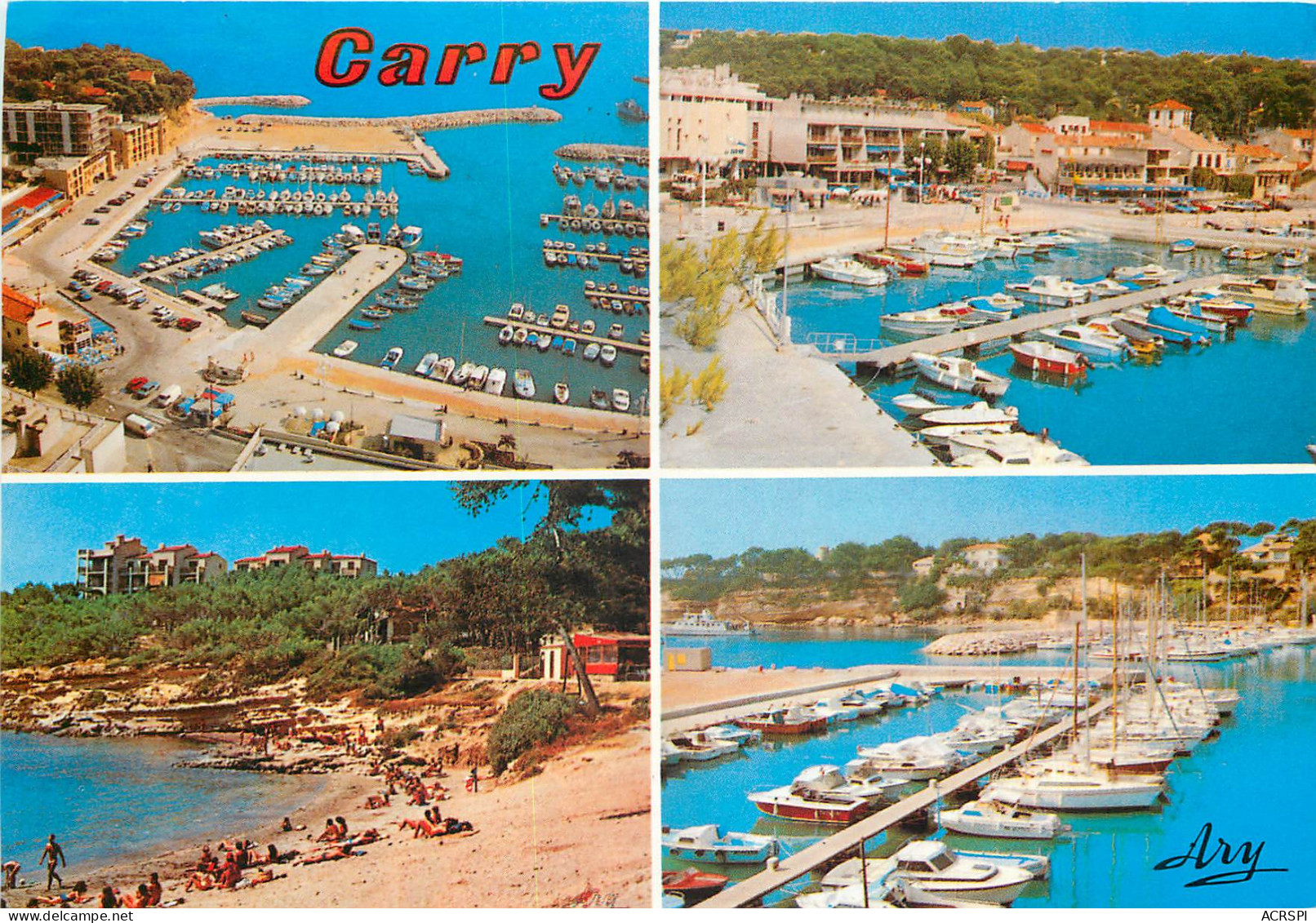 CARRY Vue Generale Le Nouveau Port Cap Rousset Un Coin Du Port 4(scan Recto-verso) ME2610 - Carry-le-Rouet