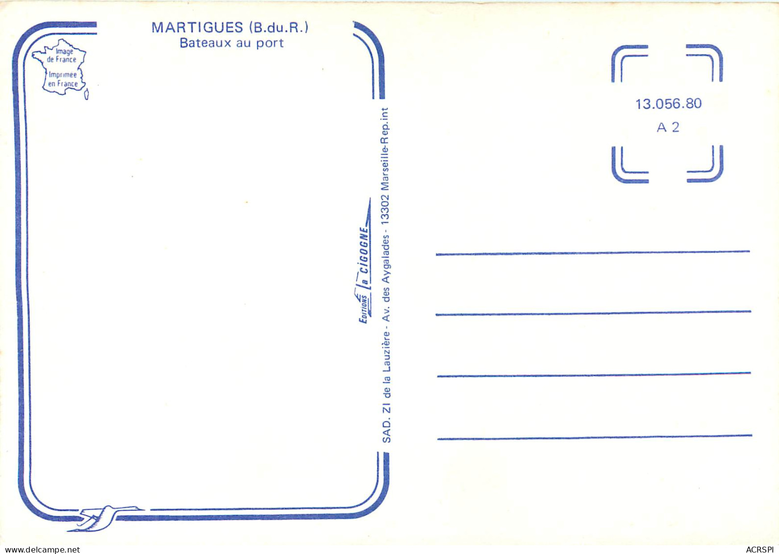 MARTIGUES Bateaux Au Port 11(scan Recto-verso) ME2610 - Martigues