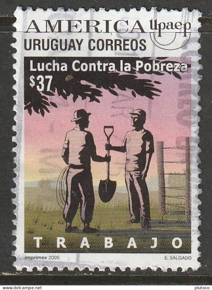 URUGUAY USED STAMP, OBLITERÉ, SELLO USADO - Uruguay